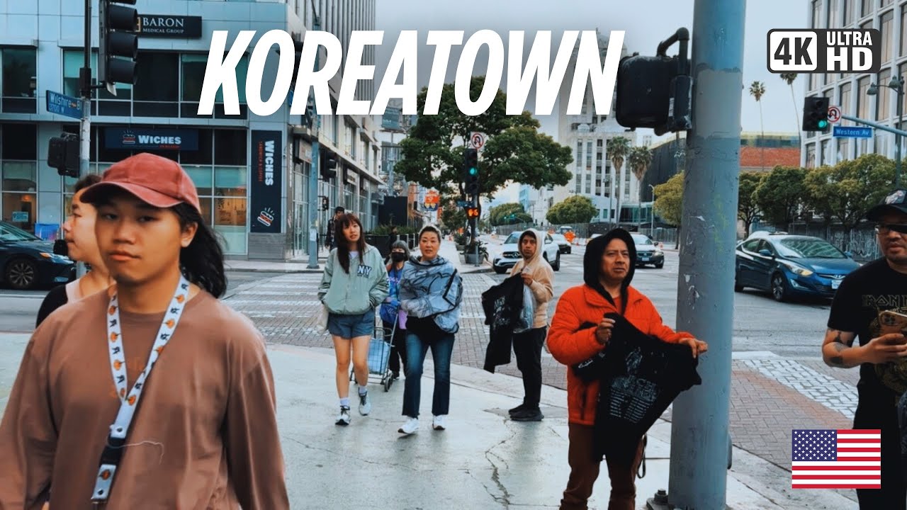 Koreatown, Los Angeles [ Walking Tour ] 4K