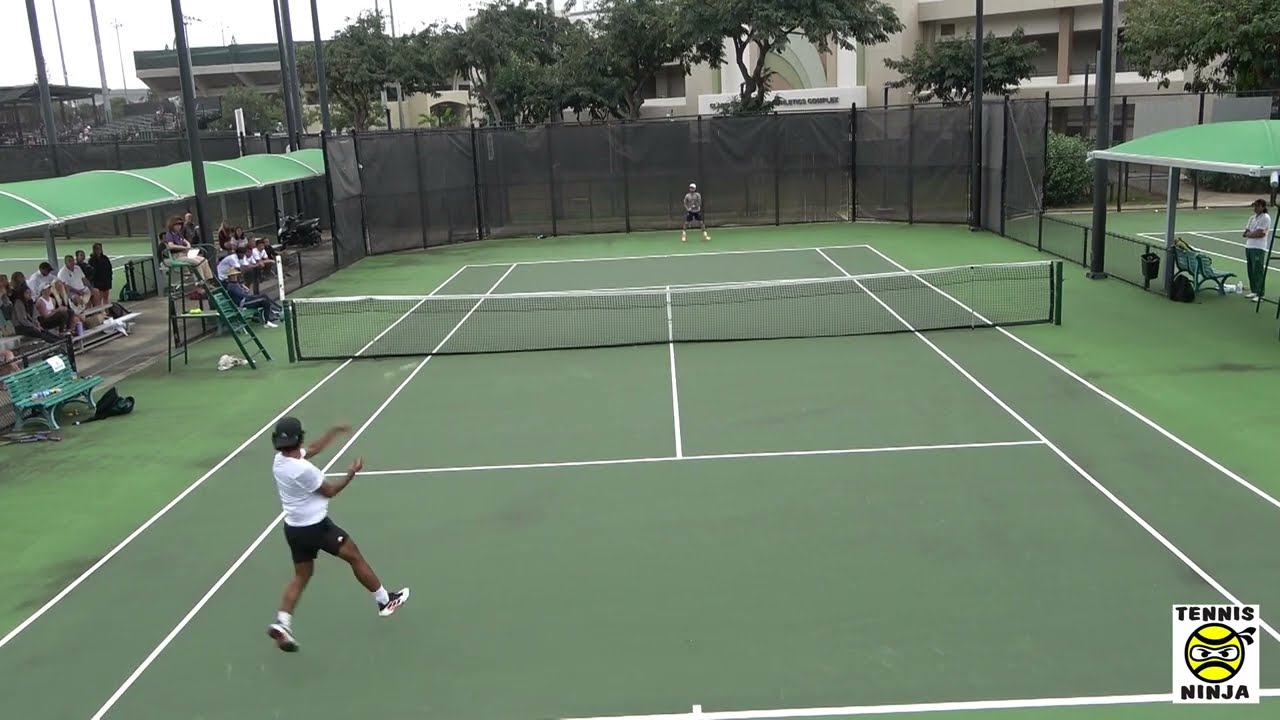 #68 Andre Ilagan HAWAII vs. Enrique Luque Rico UC IRVINE HIGHLIGHTS - D1 College Tennis 2023