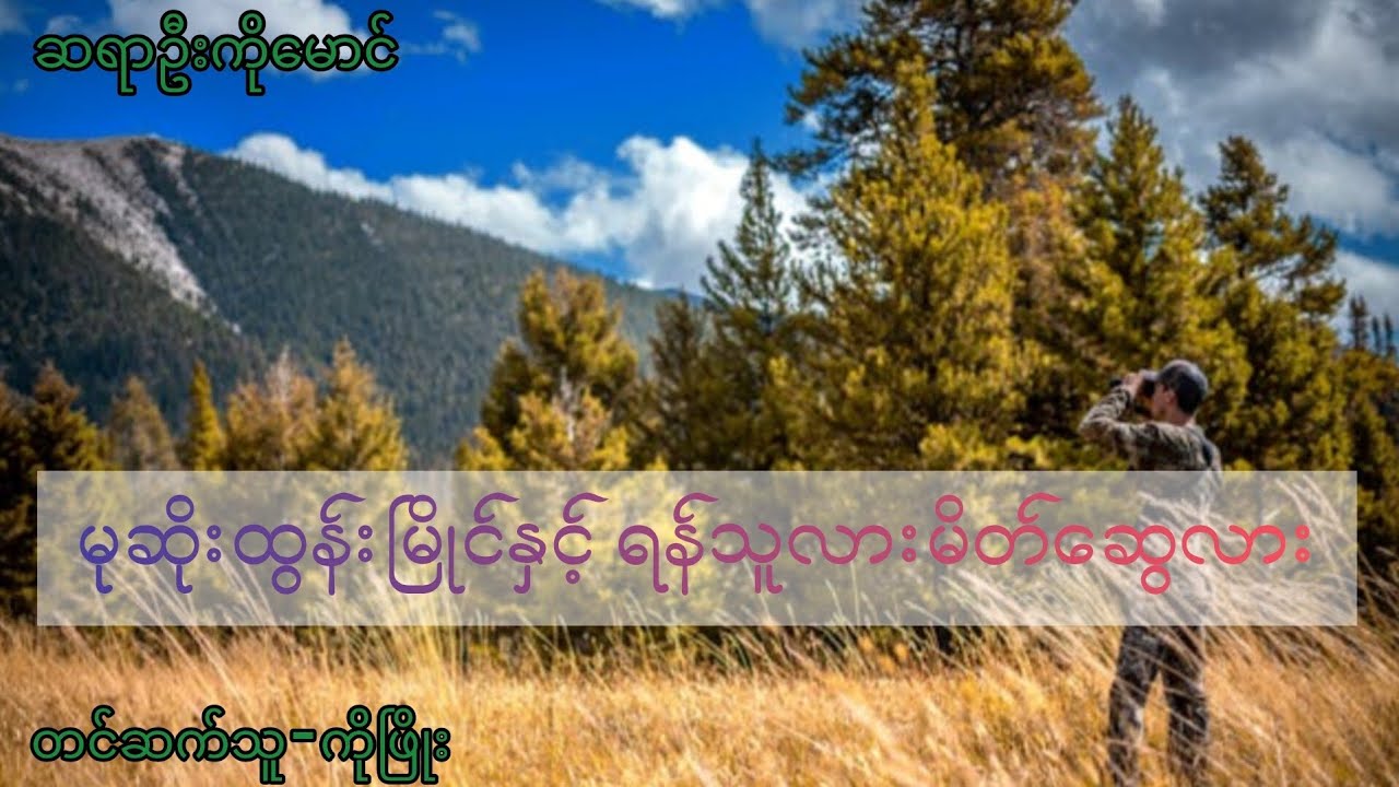 မုဆိုးထွန်းမြိုင်နှင့် ရန်သူလားမိတ်ဆွေလား