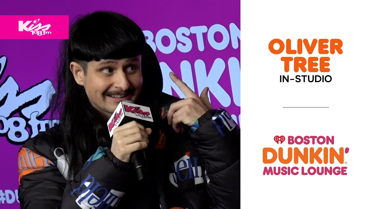 Oliver Tree in Kiss 108's Boston Dunkin' Music Lounge