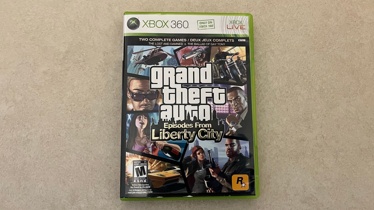 Unboxing Grand Theft Auto: Episodes from Liberty City - Xbox 360