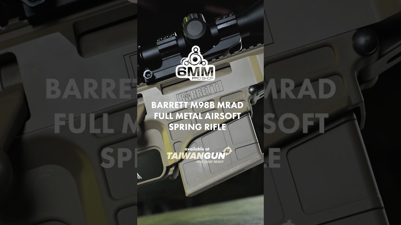 We got another Barrett airsoft replica! Check it out! #shorts #airsoft