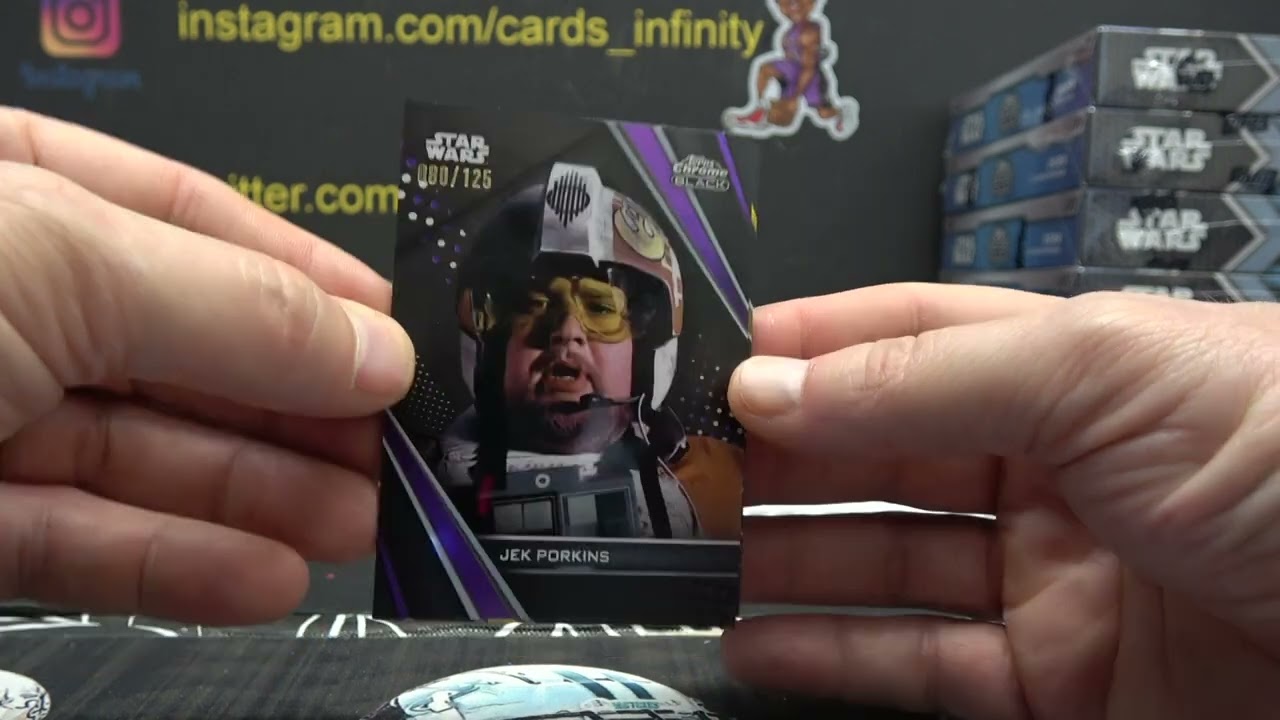 2023 Topps Chrome Black Star Wars 6 Box #s Break # 1