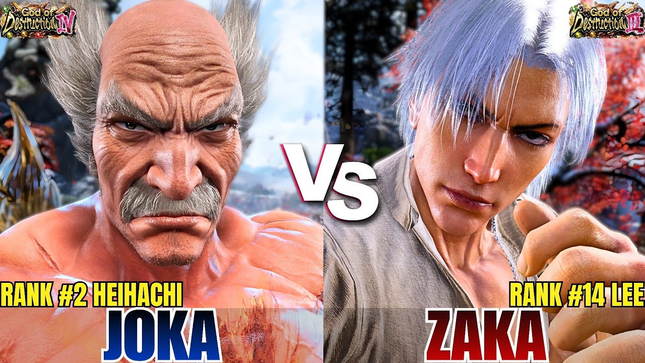 Tekken 8 - Joka (Heihachi) vs Zaka (Lee) | High Level Matches