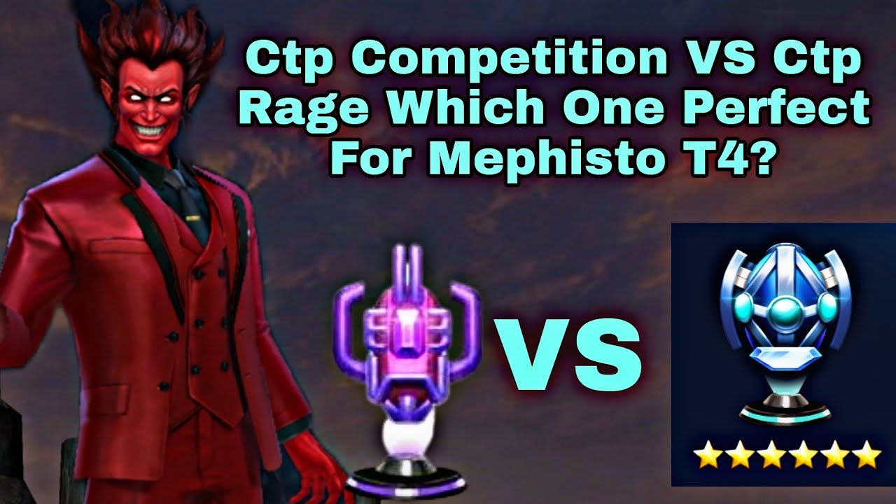 Ctp Competition против Ctp Rage: какой из них лучше всего подходит для Мефисто в четвёртом сезоне...