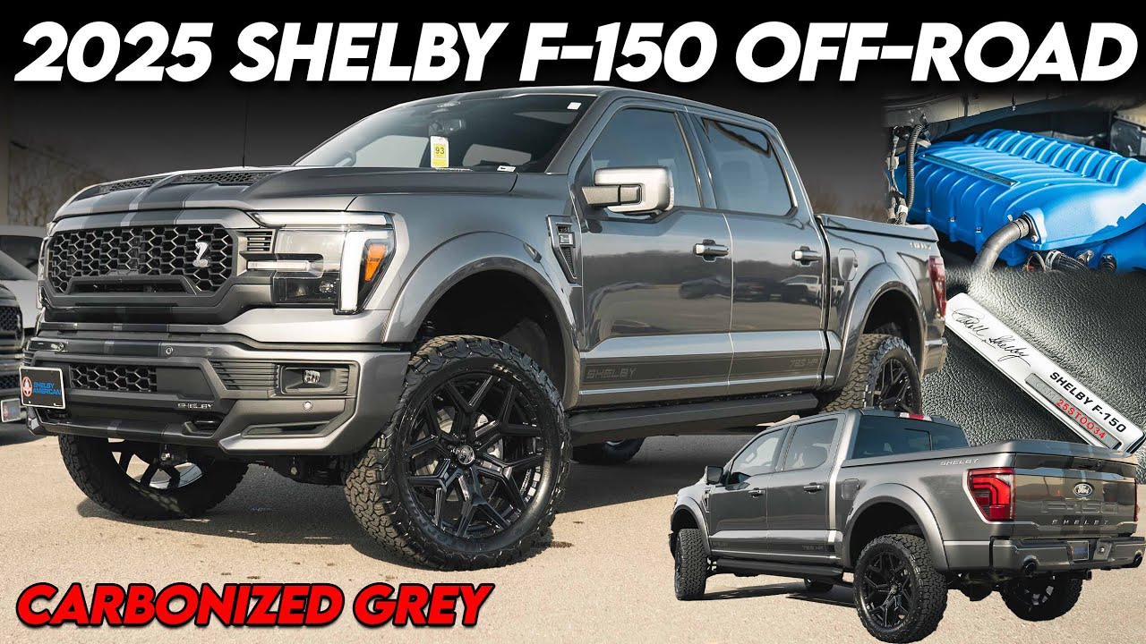 2025 Shelby F-150 Off-Road in Carbonized Grey (Serial #34!)