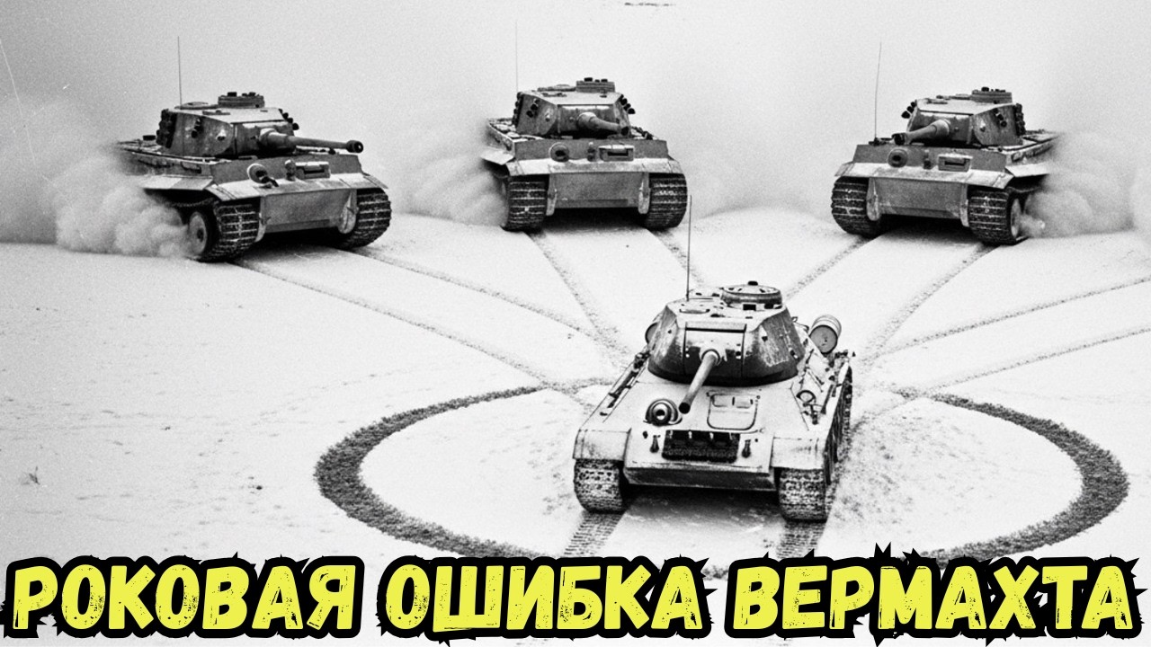 Когда 3 Элитных Охотника Зажали Один Т-34 В Тупик — Этот Трюк Командира Стал Легендой