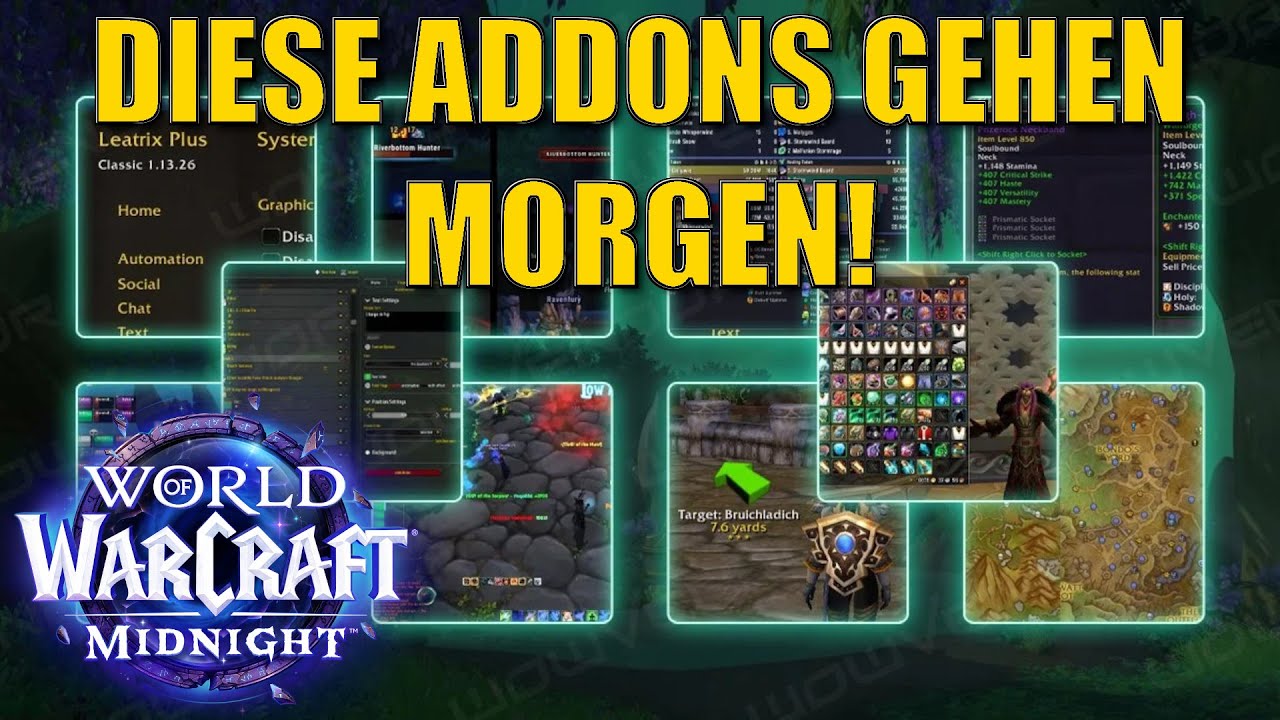 DBM, Recount, Details und Co.: Diese GROßEN ADDONS werden morgen mit Patch 12.0 weiter funktionieren