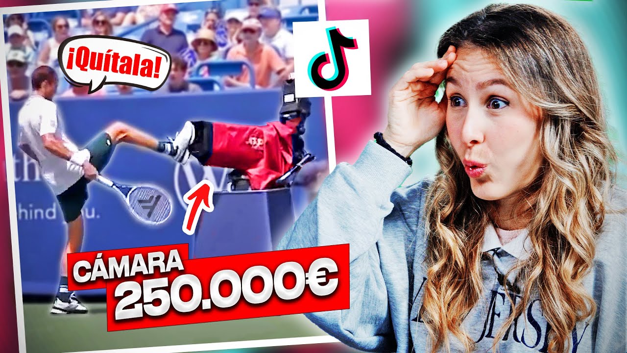 ¡REACCIONANDO a VIDEOS VIRALES de TENIS! 😱🤯