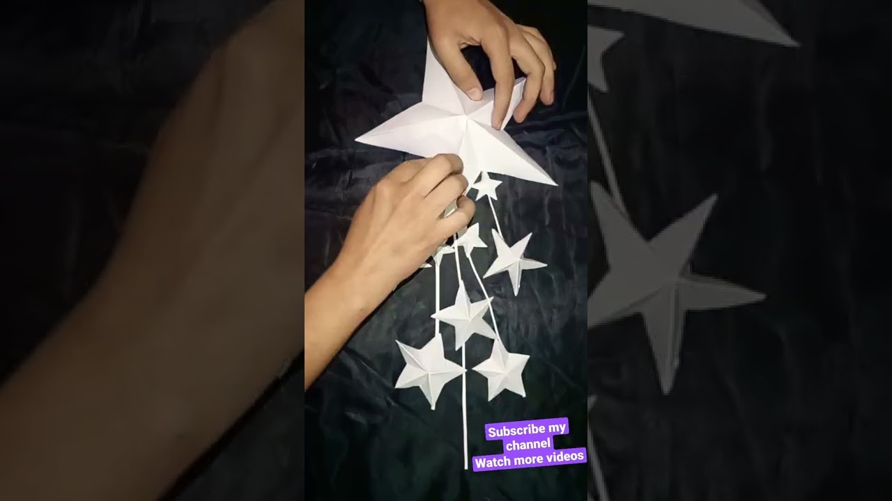 star,s wall hanging ### home decor ideas Sami art & carfts