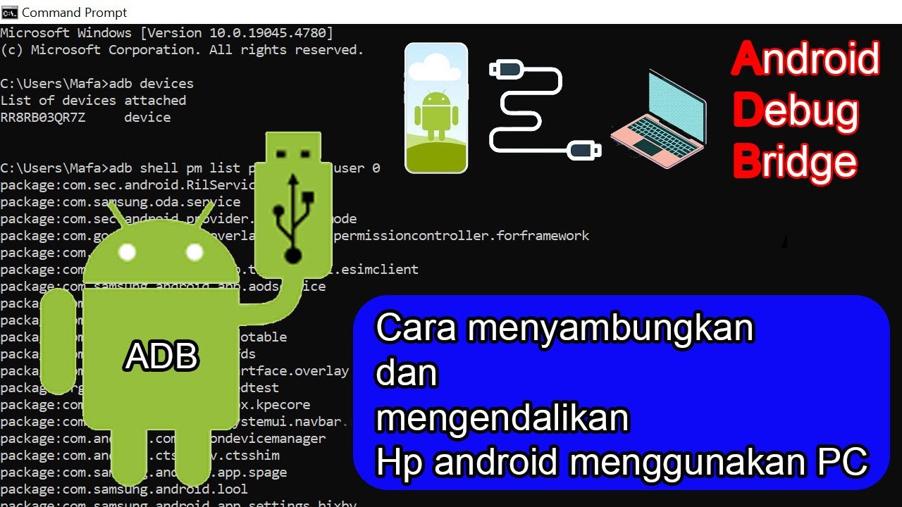 Tutorial Cara instal pasang ADB di pc atau komputer dengan mudah langka demi langkah untuk pemula