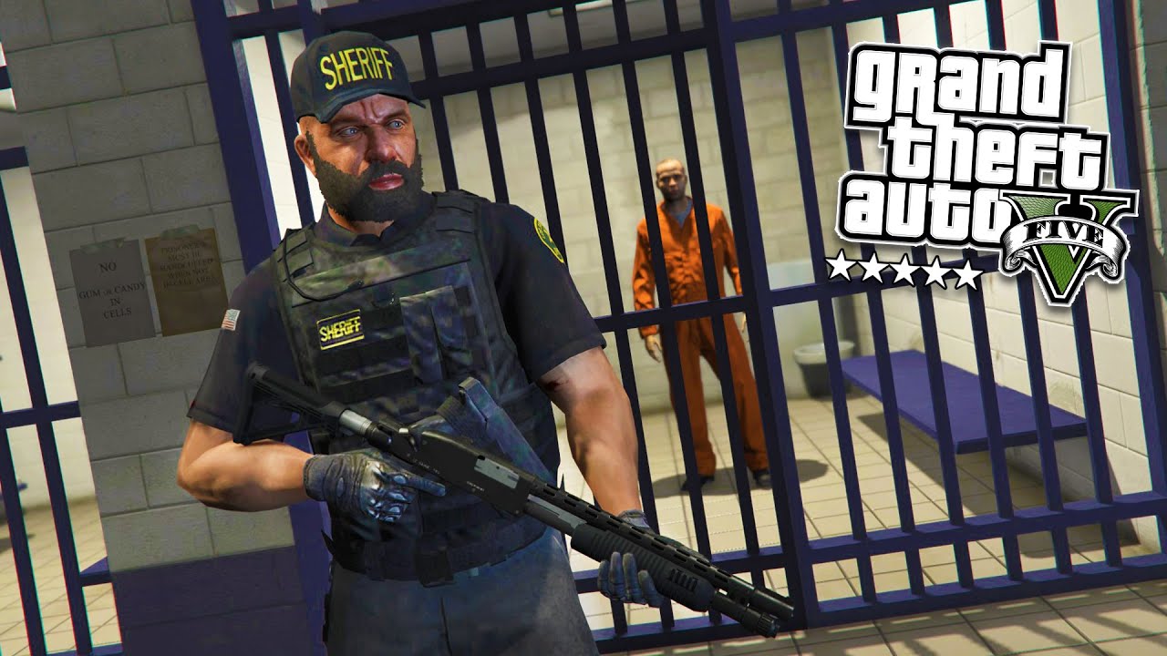 GTA 5 PC Mods - PLAY AS A COP MOD #13! GTA 5 PRISON GUARD Police Mod Gameplay! (GTA 5 Mod Gameplay)