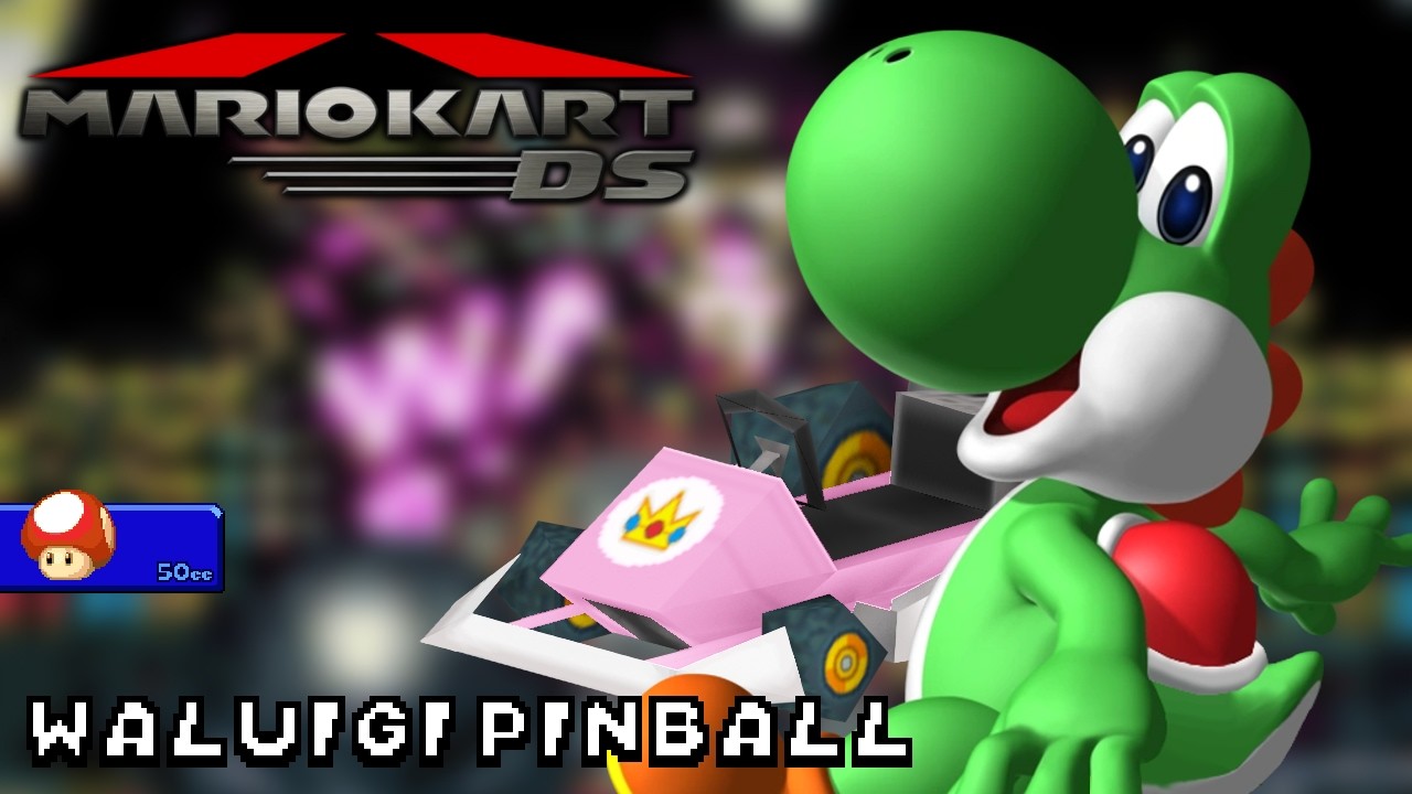 Mario Kart DS - 50cc - Yoshi - Standard PC - Waluigi Pinball | Ep. 3687