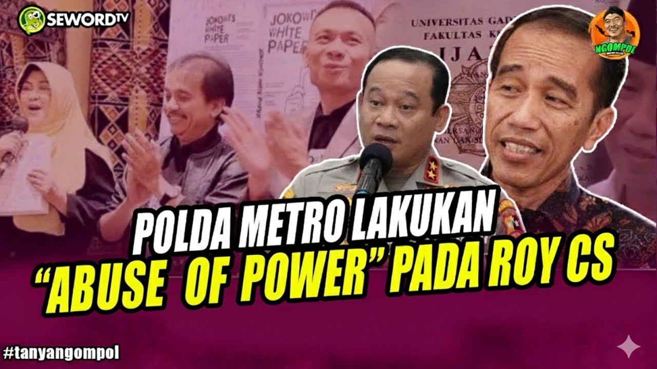 Begawan: POLDA METRO SALAH GUNAKAN HUKUM BUAT LINDUNGI JOKOWI DAN PENJARAKAN ROY CS? #1486