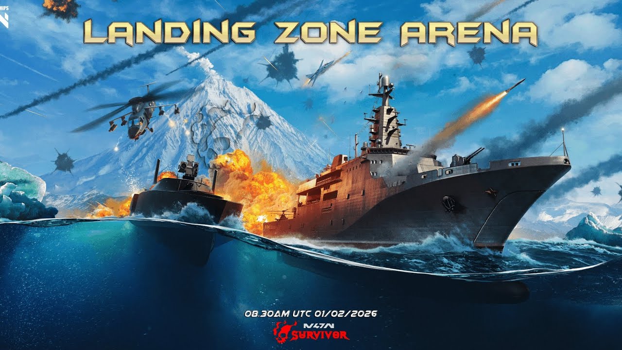 LANDING ZONE ARENA (M47W-SURVIVORS) || WARZONE-4 | MATCH-3 || MAIN TOUR.