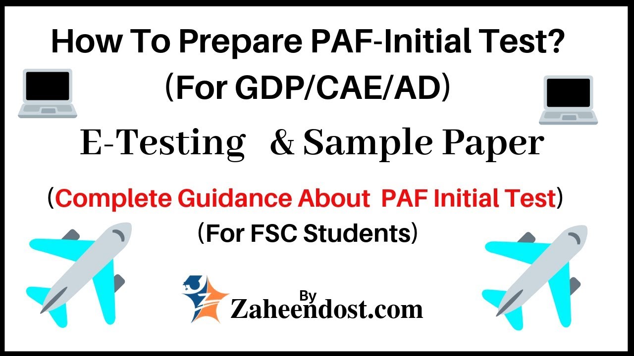 How To Prepare PAF Initial Test? (With Sample Paper)