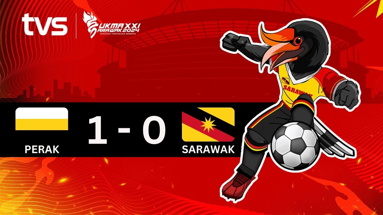 Bola Sepak (L) Sarawak VS Perak | SUKMA Sarawak 2024