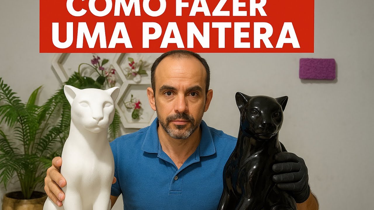 Como fábrica uma pantera de gesso 