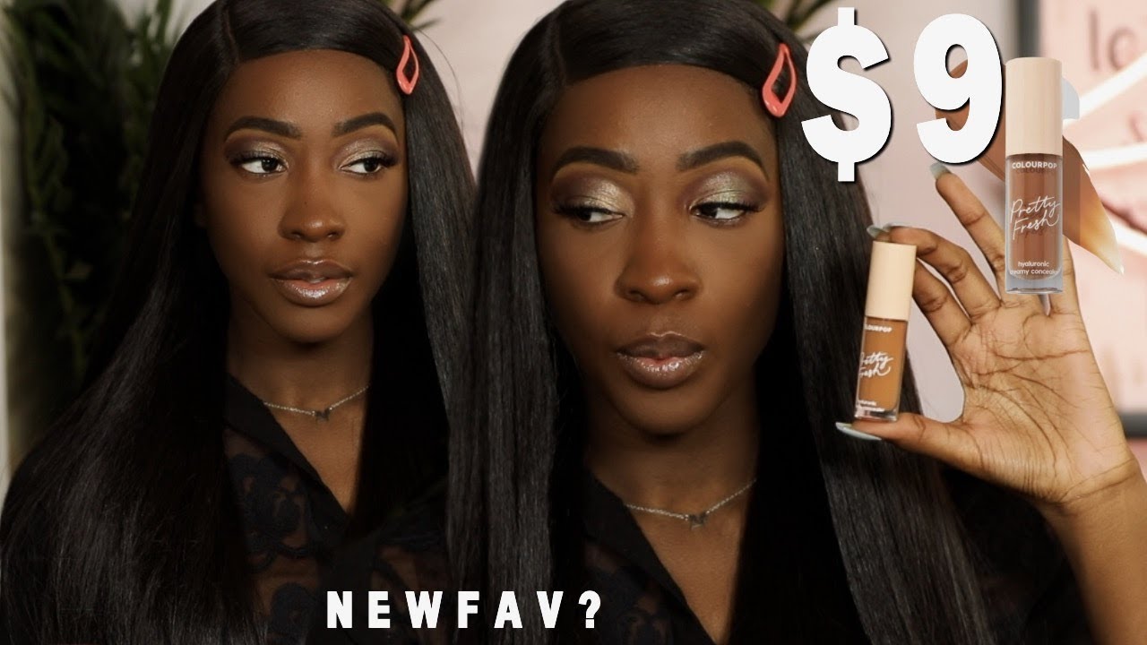 WOW! Testing The Colourpop Pretty Fresh Concealer | (Dark 180N) Wear Test | Too Much Mouth