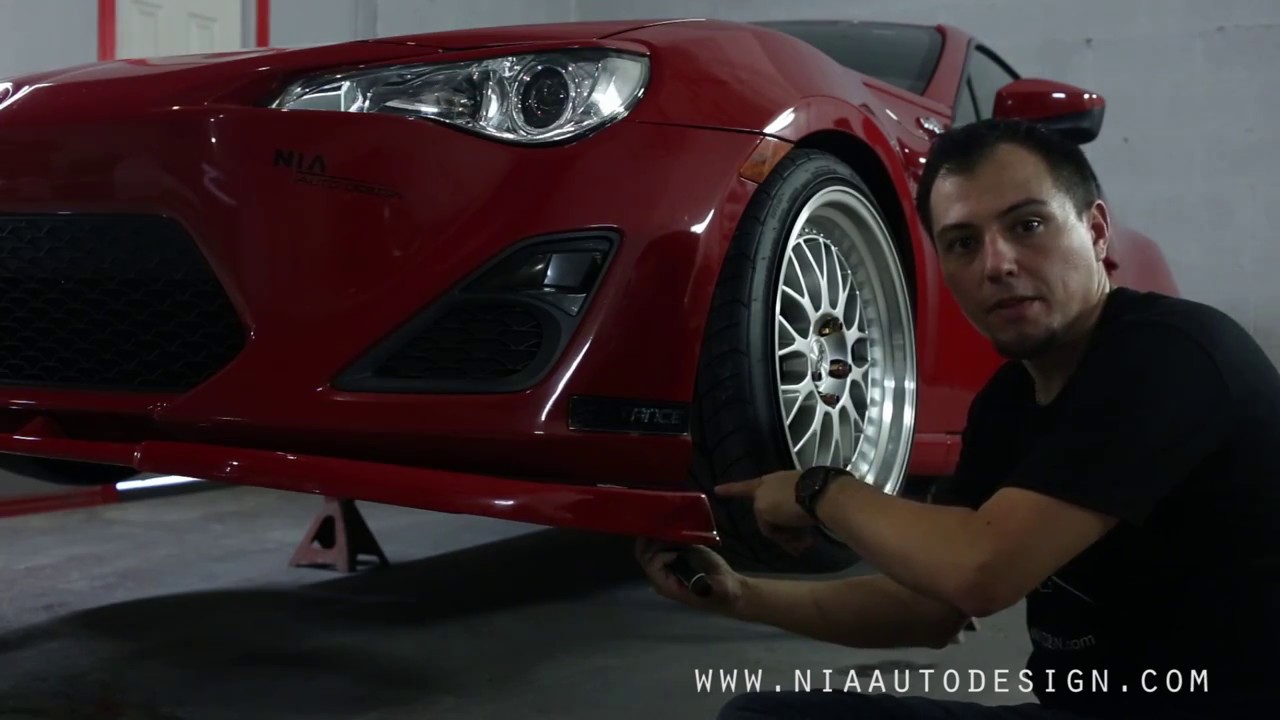 Scion frs toyota gt 86 How to install front lip splitter kit