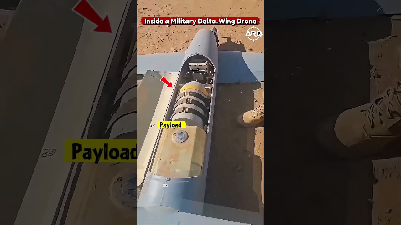 Inside a Military Delta-Wing Drone