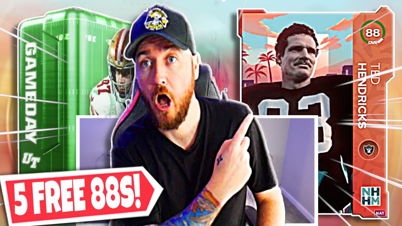 5 *FREE* 88 OVERALLS! 500K GAMEDAY PACK OPENING IN MADDEN 23! Madden 23 Ultimate Team