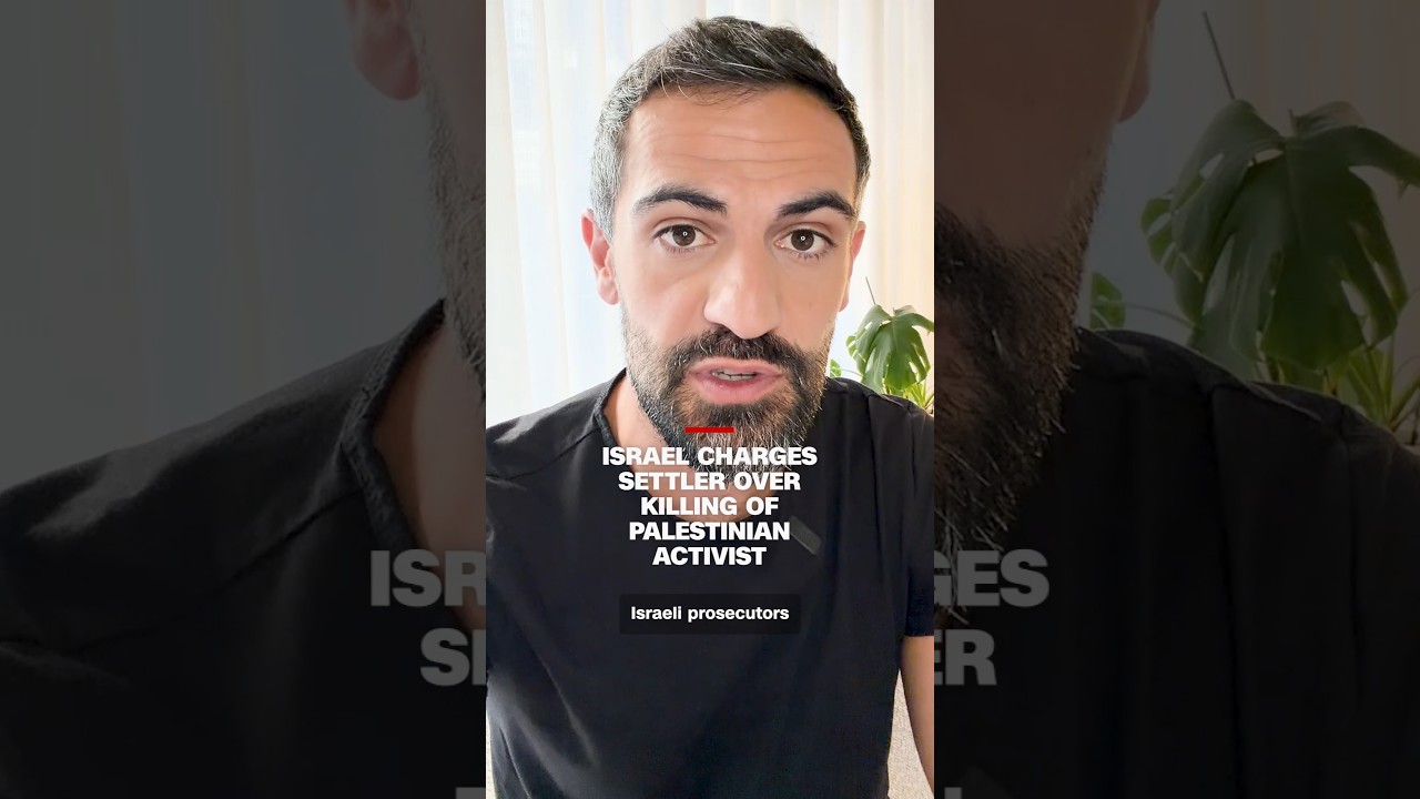 Israel charges settler over killing of Palestinian activist