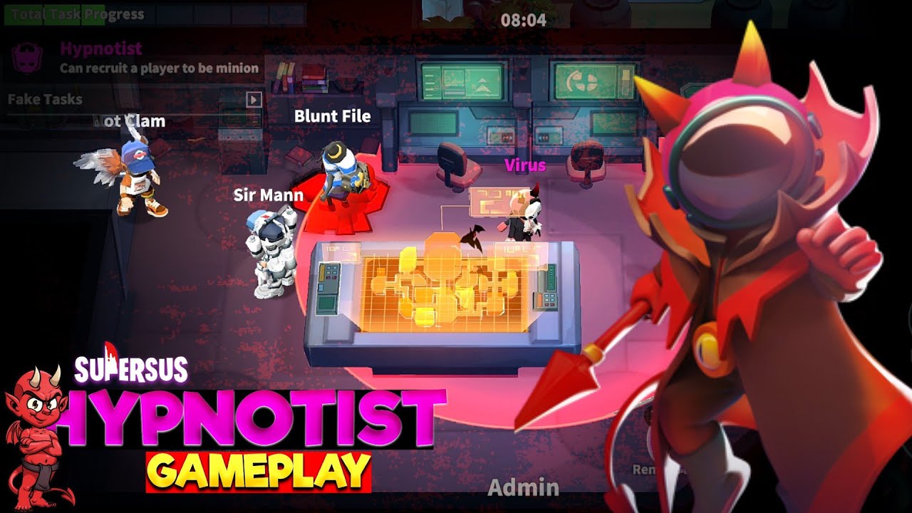 Super Sus Hypnotist Full Gameplay Video Explain in Hindi |#supersus #amongus #gamplayvideo #virus