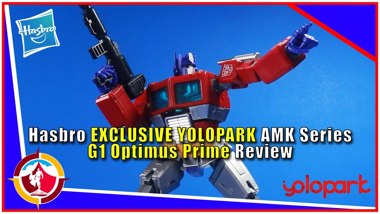 Hasbro EXCLUSIVE YOLOPARK AMK Series G1 Optimus Prime Review #optimusprime #yolopark #transformers