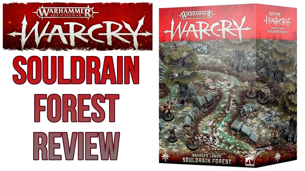 Warcry: Souldrain Forest Review.  Ravaged Lands Terrain Set