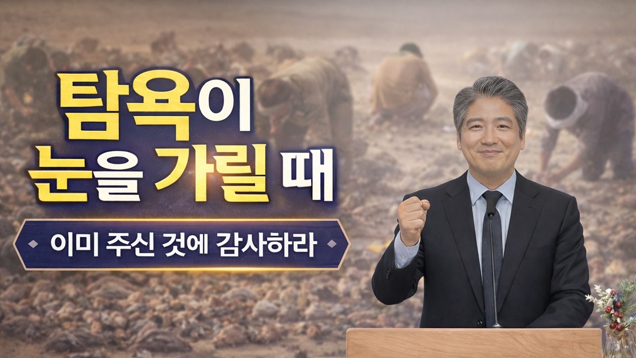 탐욕이 눈을 가릴 때(이미 주신 것에 감사하라) 2026. 2.13(금)