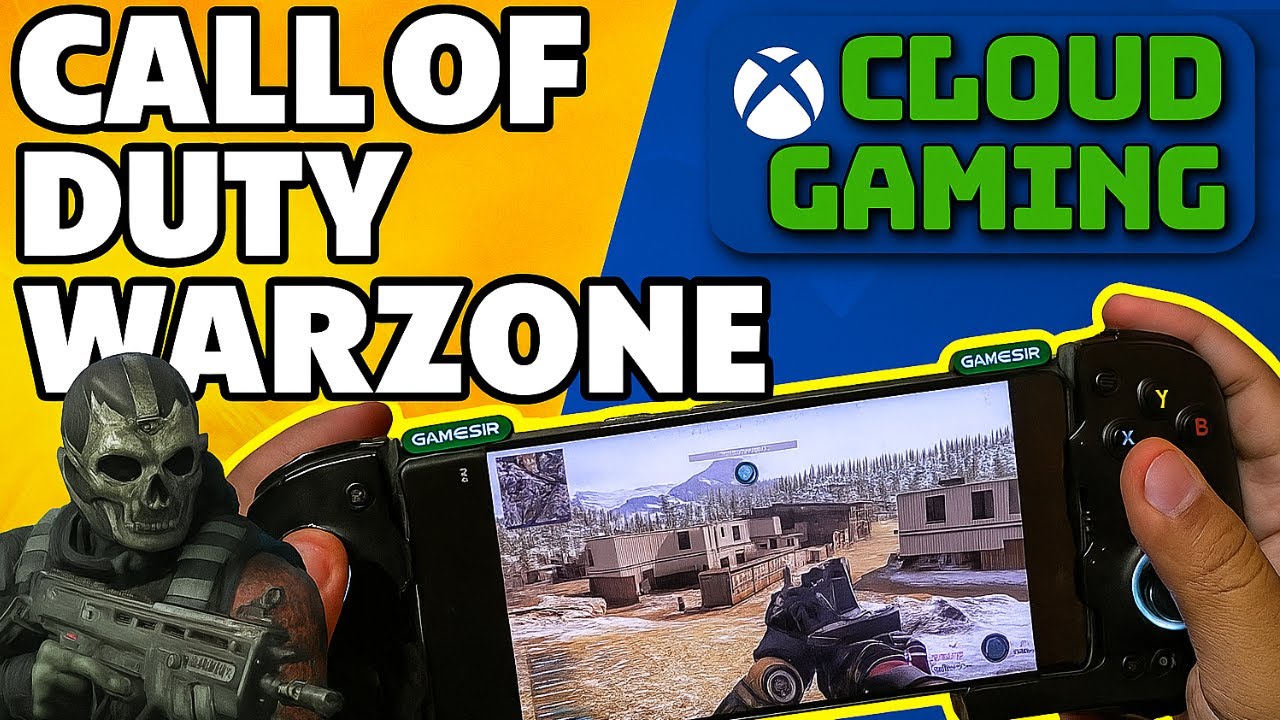 CALL OF DUTY WARZONE NO XCLOUD COM CELULAR, RODA BEM ? CONTROLE GAMESIR!