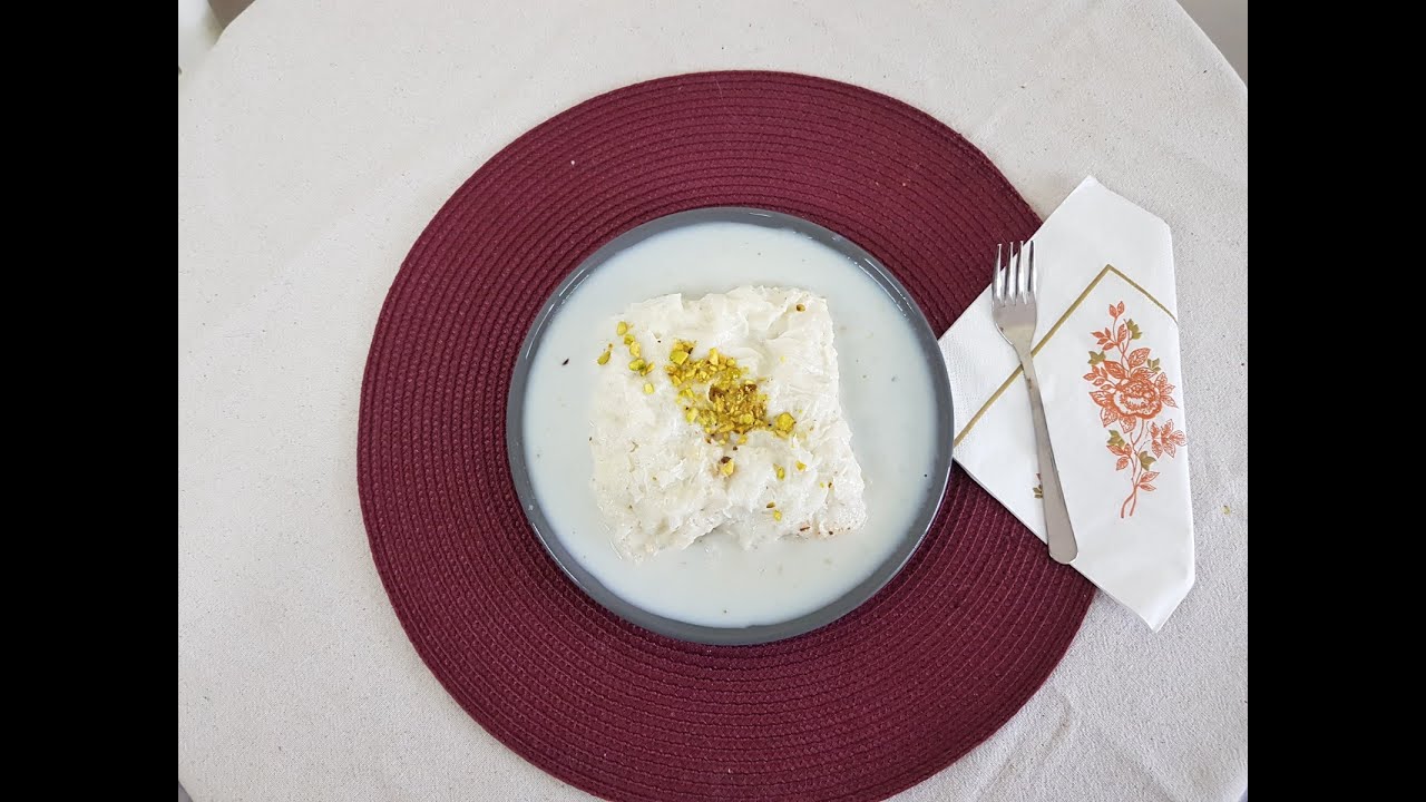 4 porsiyonluk Mini Güllaç Tarifi