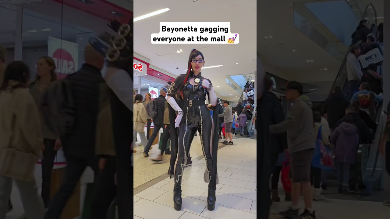 Bayonetta in public #bayonetta #cosplay #gamingcosplay #dancechallenge #dance #publicreaction #funny
