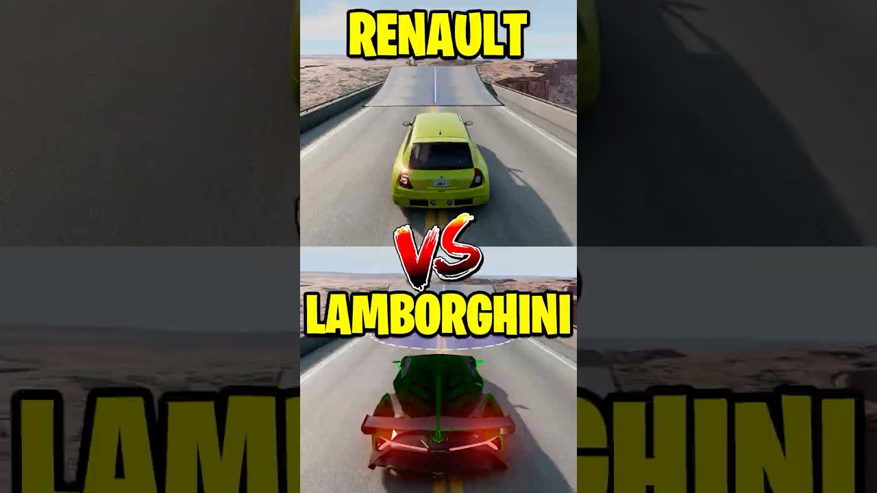 Renault Clio VS Lamborghini Veneno