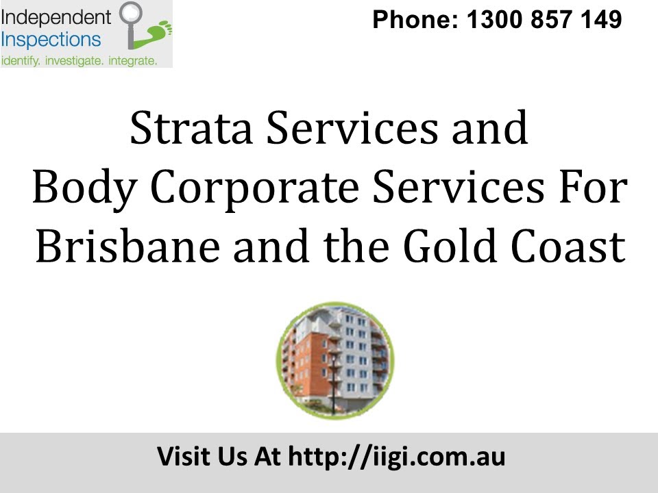 Strata Services And Body Corporate Services For Brisbane And The Gold Coast