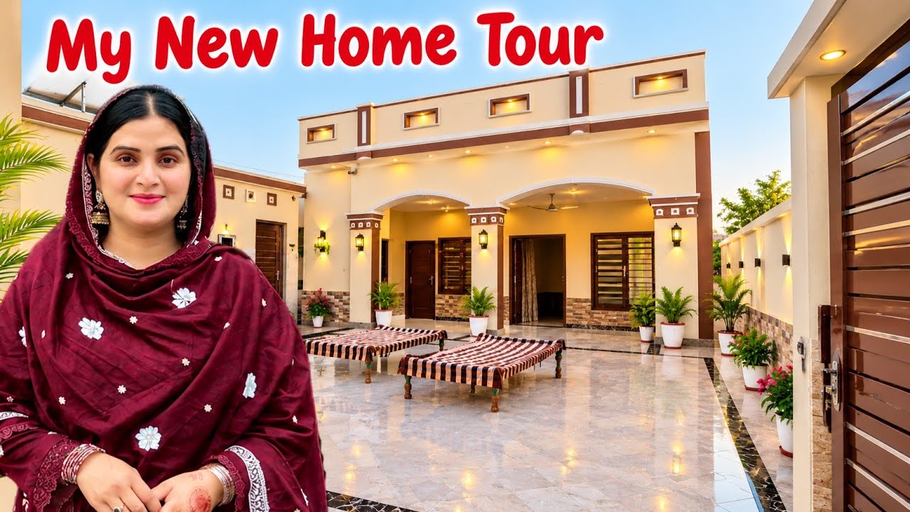 My New Home Tour 🏡 | Beautiful Village House Tour | Pakistani Village Life & Home Tour