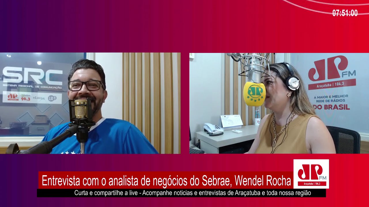 Entrevista Wendel Rocha, analista de negócios do Sebrae | Jornal da Manhã Araçatuba | 26.01.2026