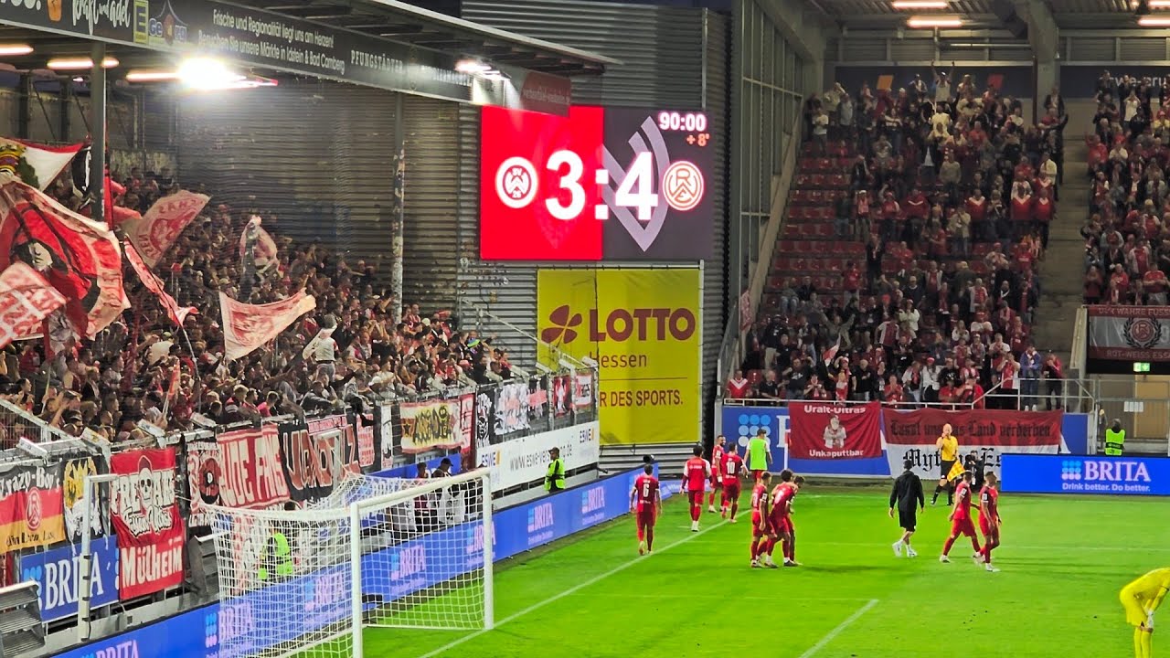 Wehen Wiesbaden - Rot Weiss Essen (RWE) 3:4 Stimmungsvideo 