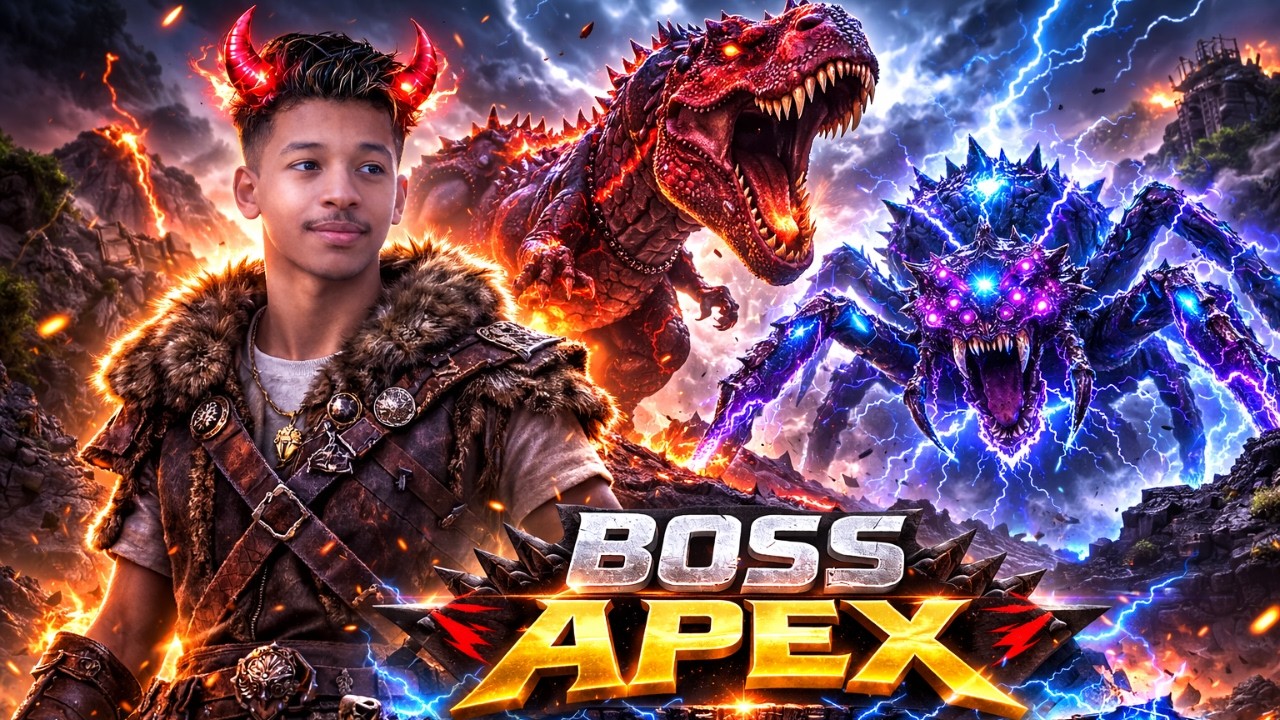 خلقة 5 🔥 مواجهة Boss Apex Rex الأسطوري فـ Fjordur !! أقوى قتال فـ السلسلة 😱 | ARK Supreme