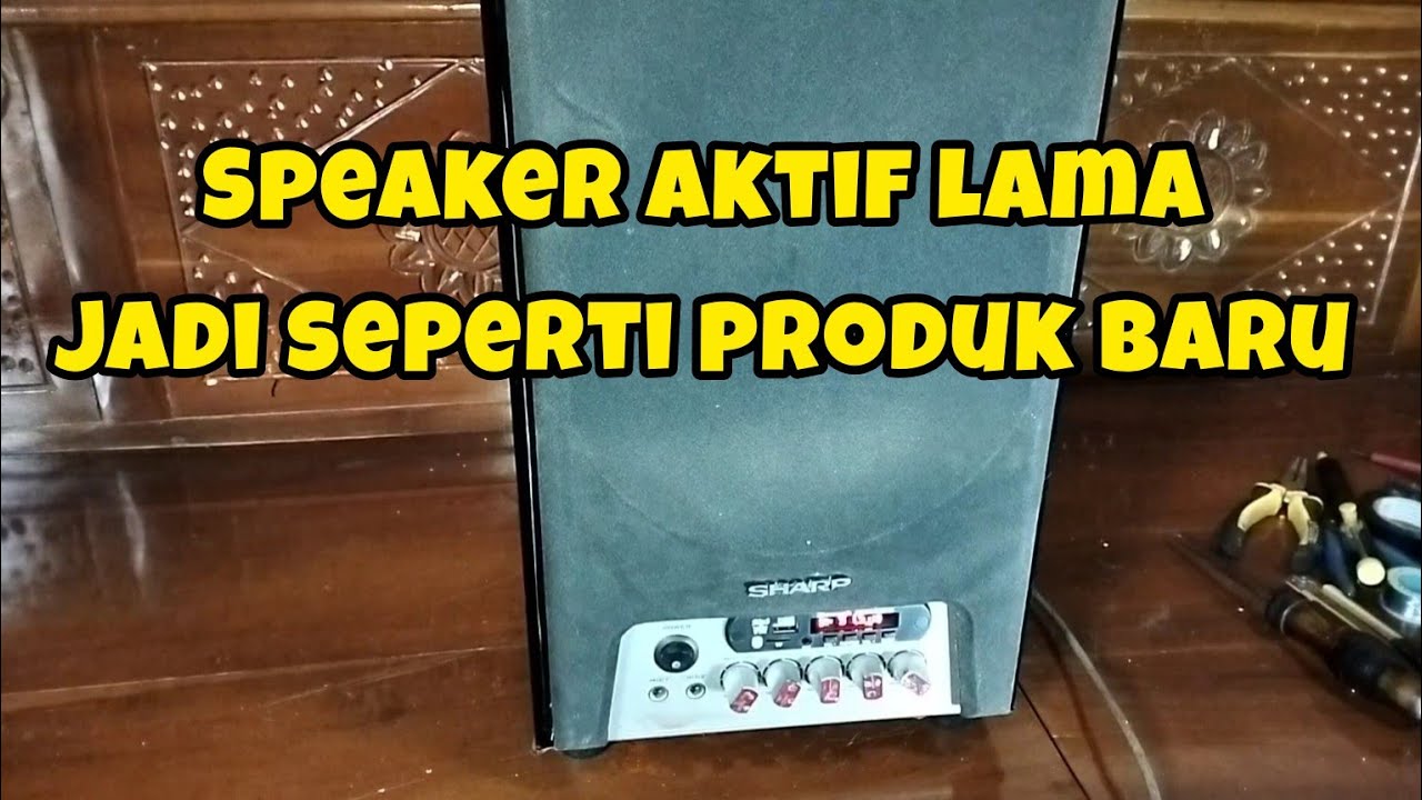 Dengan cara ini ,,, speaker aktif jadi full fitur