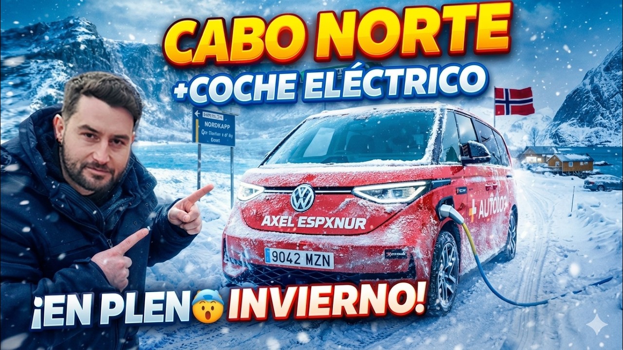 The MOST EXTREME Electric Car Trip: NORTH CAPE at -30&deg;C ❄️⚡