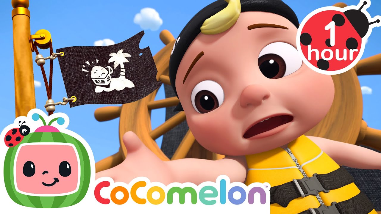 Humpty Dumpty Pirate Ship 🛳️ | CoComelon Animal Time | Fun Kids Songs + Preschool Learning