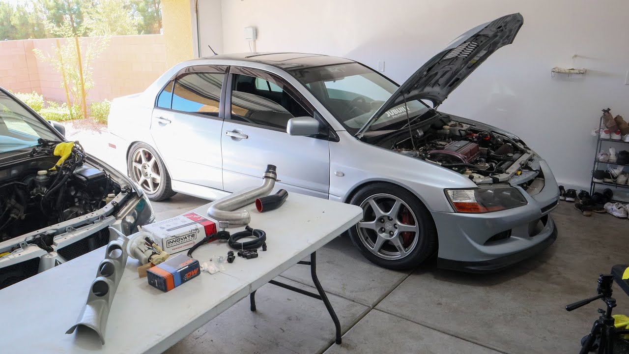 Я обновил топливную систему Evo 8 моей жены | Комплект Flex Fuel, комплект регулятора давления то...