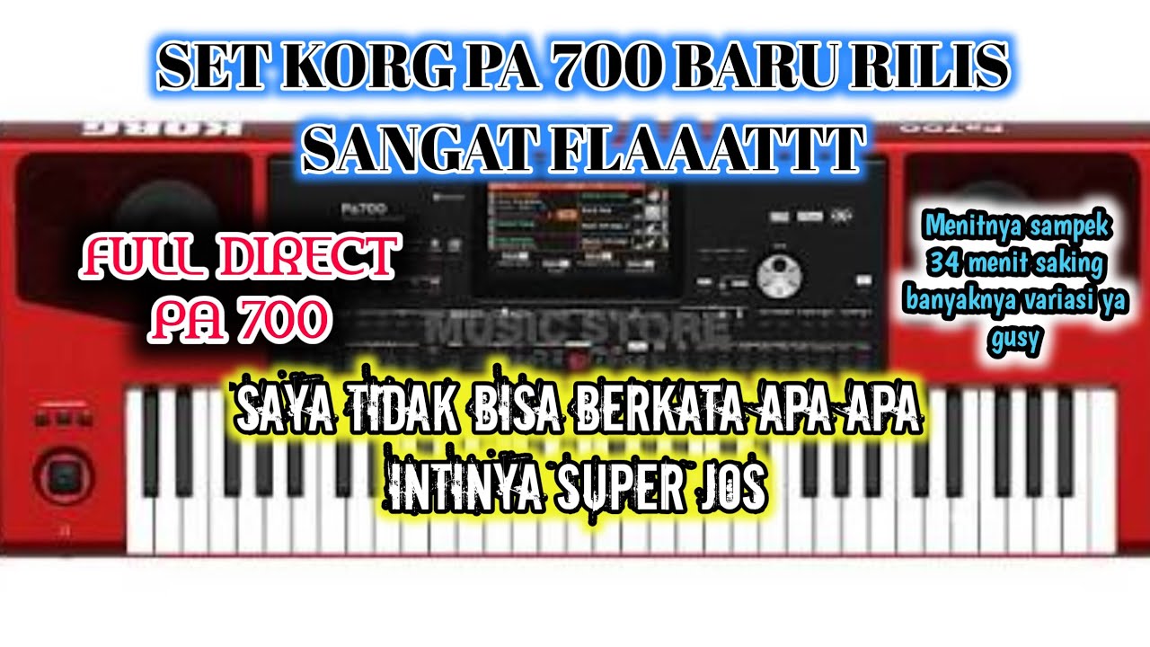 Set korg Pa 700=2026 baru rilis sangat baru suport triaz 2019,20,21,22 sangat flaat semua