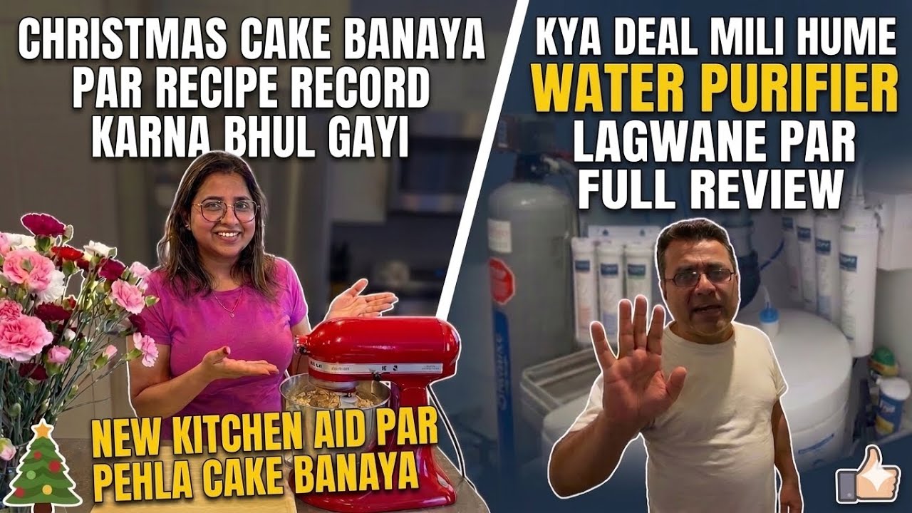 KITCHEN AID PAR PEHLI RECIPE || WATER PURIFIER FULL REVIEW || COSTCO SHOPPING || #indianfamilyvlog