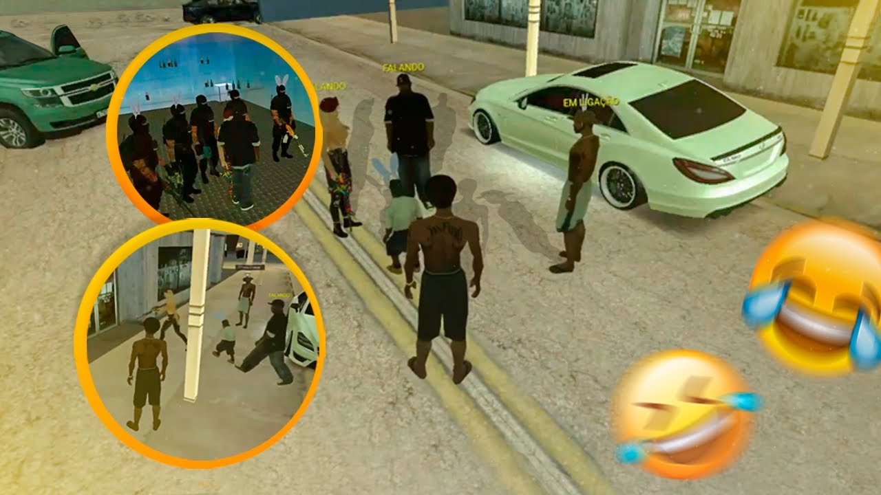 GTA MTA RP - LEVAMOS O JUNIN PARA CONHECER A PATROA DO CRIME, DEU RUIM? | FIVE M DE POBRE (Parte1/2)
