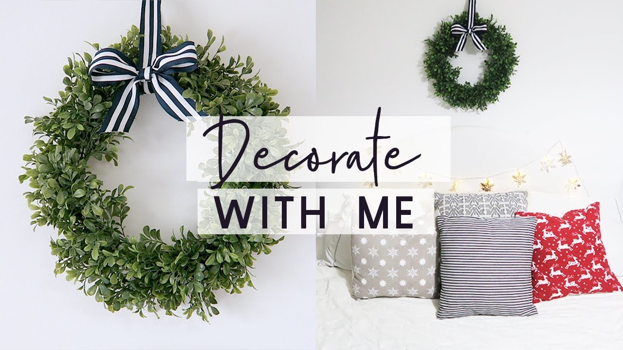 Decorate with me for Christmas 🎄 🎅 The 12 DIYs of Christmas