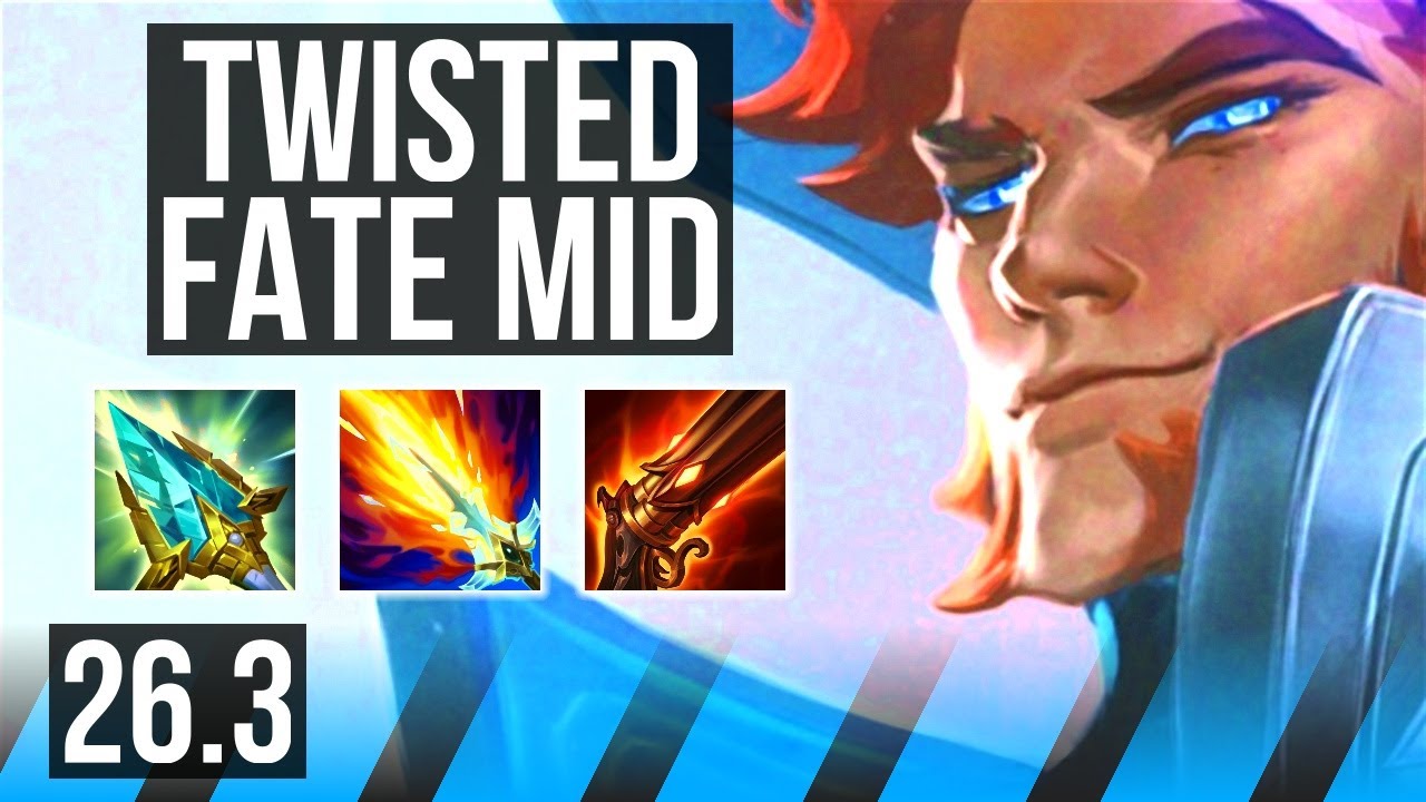 TWISTED FATE vs SYLAS (MID) | 37K damage | KR Master | 26.3