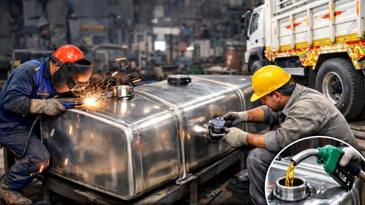 How Truck Diesel Tanks Are Manufactured | Full Workshop Process